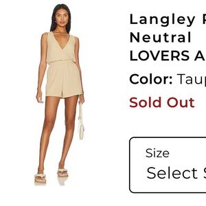 Langley Romper in Taupe Neutral